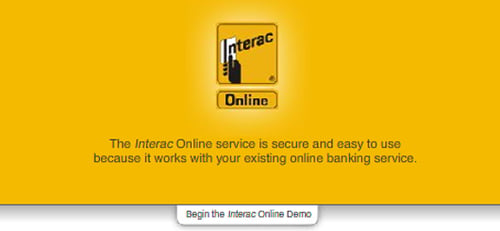 Offer INTERAC On Your Website